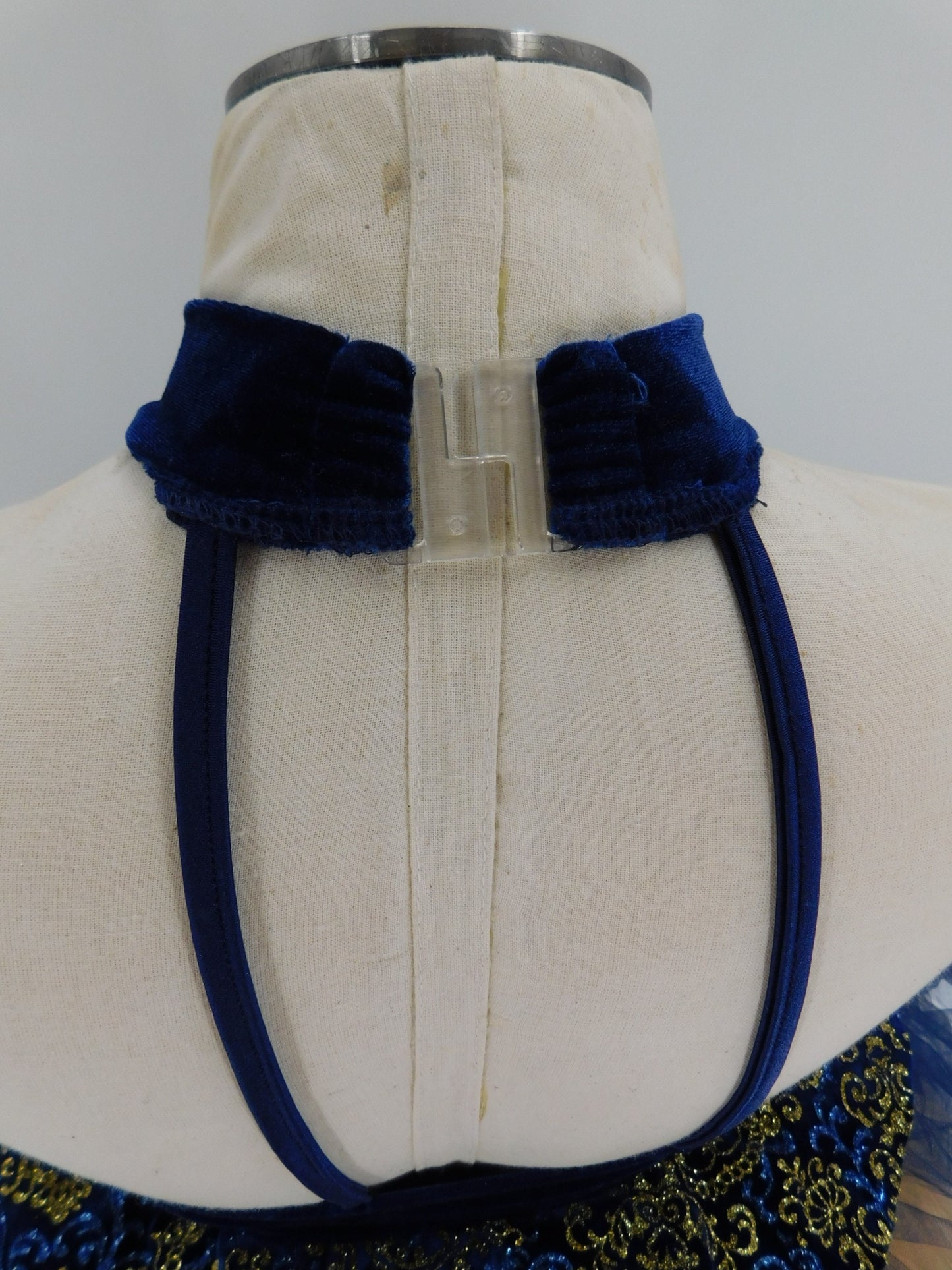 Pre-Owned Costume Cicci Large Child Royal Blue-Gold Ballet