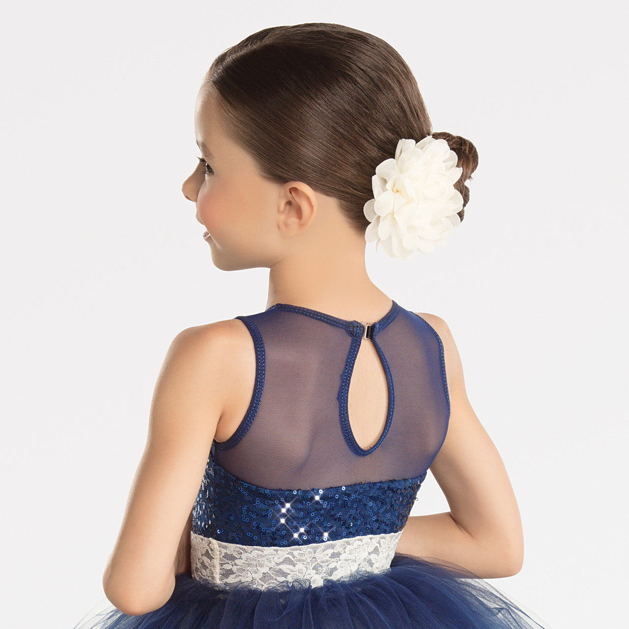 Pre-Owned Costume Revolution  RC20529 Medium Child Blue Tutu Ballet  Sequin