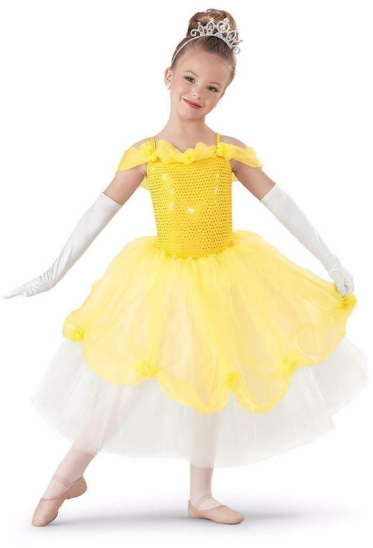 Pre-Owned Costume Weissman  5023 Medium Child Yellow  Ballet