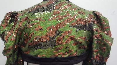 Pre-Owned Costume Curtain Call  J4557 Medium Adult Green  Jazz Hip Hop