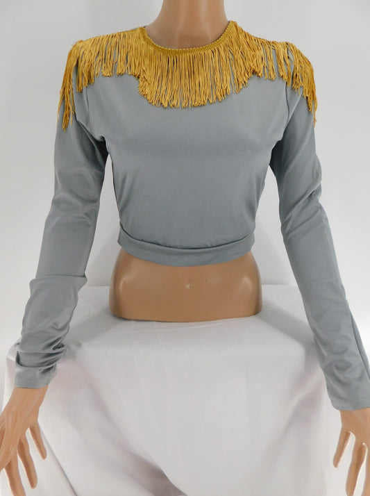 Pre-Owned Costume Kelle  K7T6 Small Adult Silver  Jazz