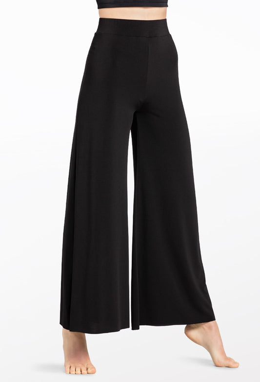 Pre-Owned Wide Leg Pants Balera  MJ12612 Medium Adult Black  Jazz Tap