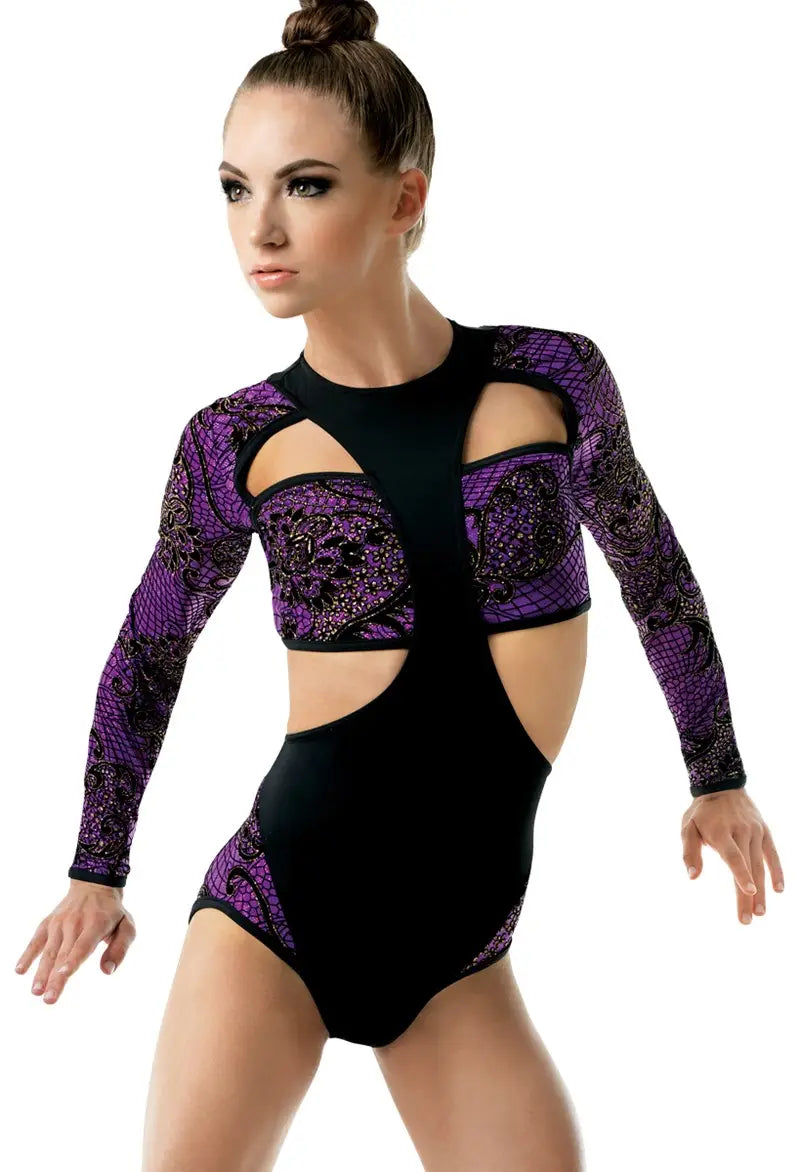 Pre-Owned Costume Jazz Large Child Purple Weissman Mocktard Acro Contemporary