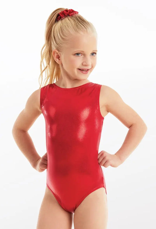 New Gymnastics Leotard ML11064-Metallic Gymnast Adult Sizes
