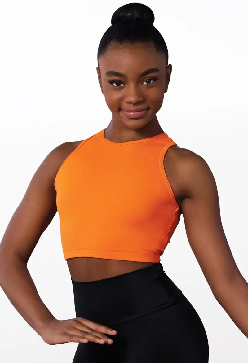 Pre-Owned Sports Bra Orange Small Adult Weissman MT12508 Racer Back Lycra