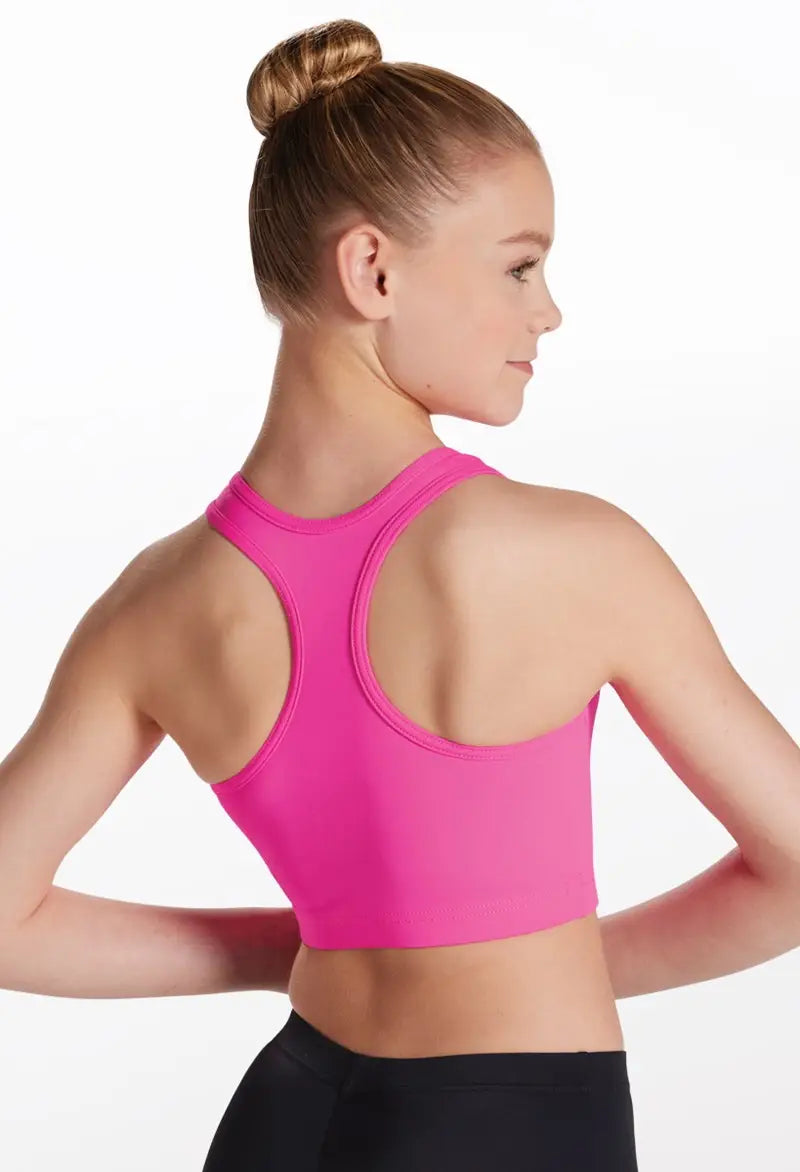 Pre-Owned Sports Bra Red XL Child Weissman MT12508 Racer Back Lycra