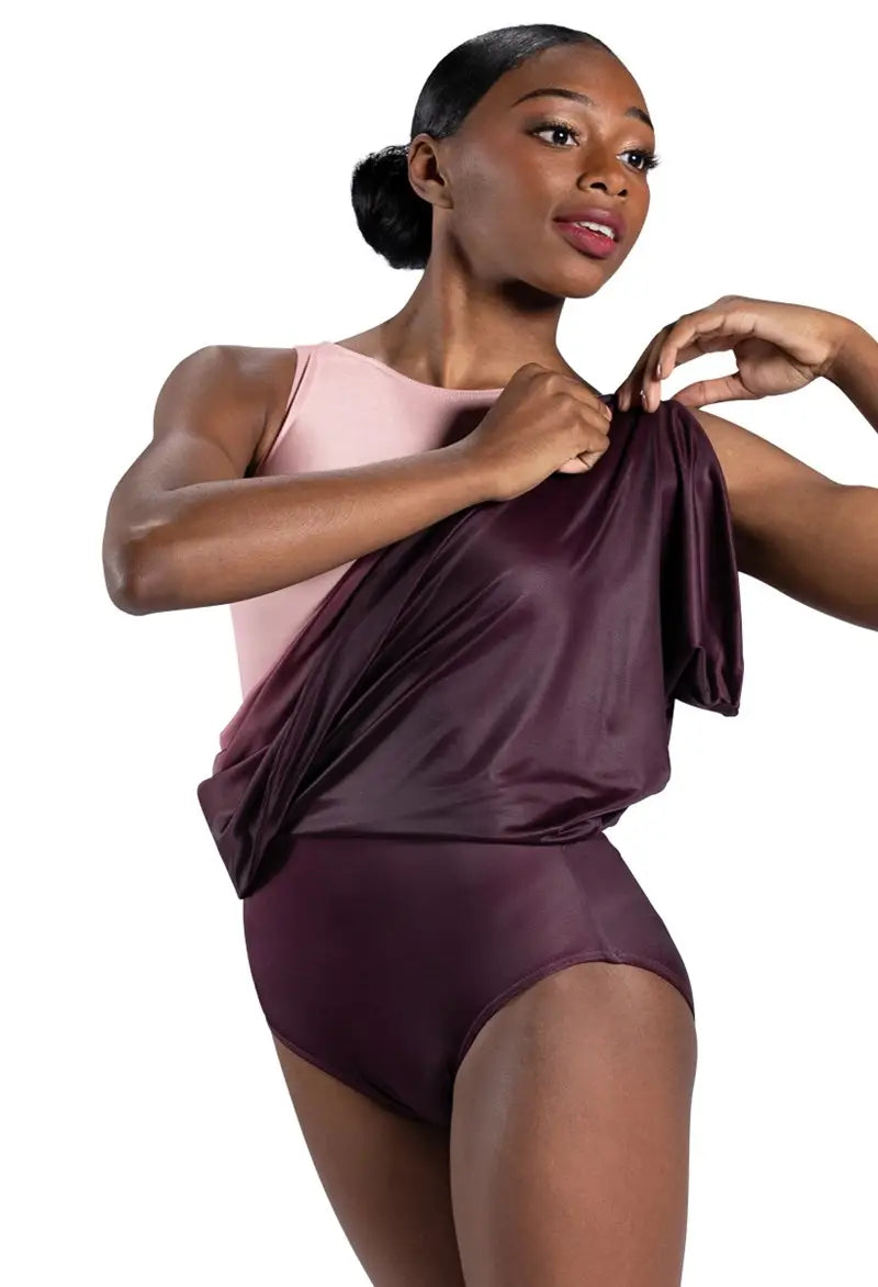 Pre-Owned Costume Medium Adult White Balera PL12678 Lyrical Contemporary Ballet Ombre Transition