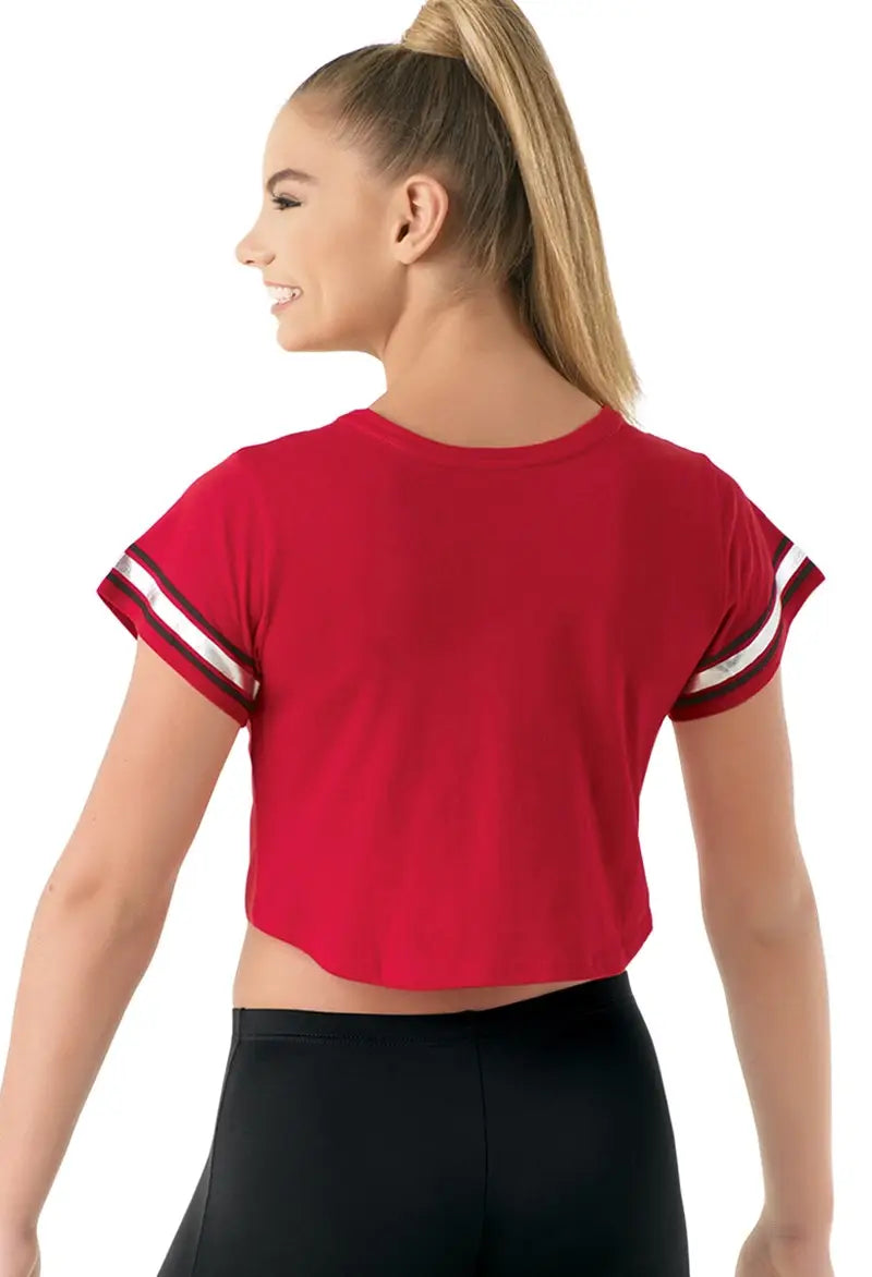 Pre-Owned Costume Top Weissman PT9704 White Medium Adult Hip Hop Jazz