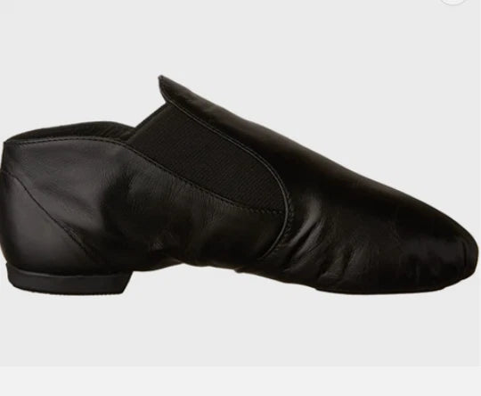 New Jazz Shoes Capezio CG05 Adult Caramel & Black Split Sole Stretch Slip On