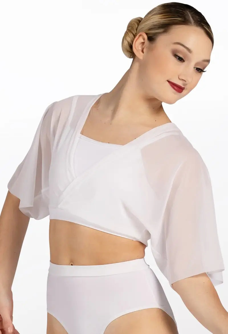 Pre-Owned Costume Crop Top Balera SM11541 Medium Adult Navy Blue Contemporary