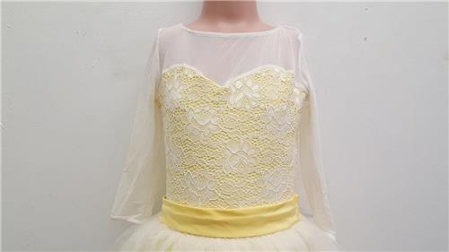Pre-Owned Costume Curtain Call  R399 Large Child Yellow Tutu Dress Ballet