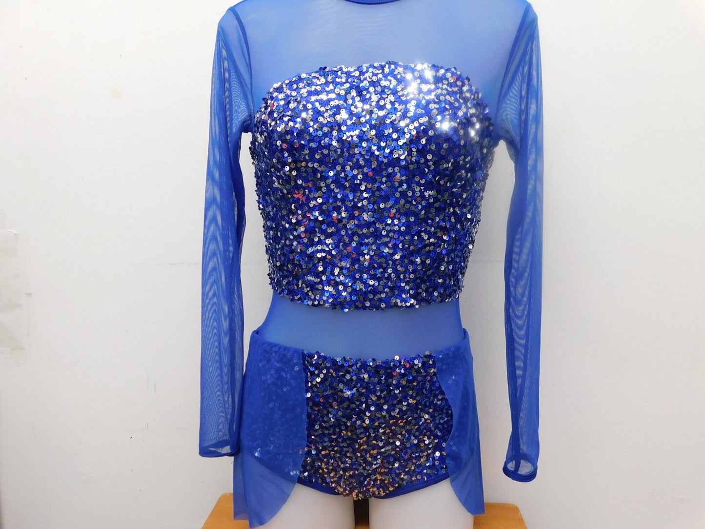 Pre-Owned Costume Curtain Call  J5491 Medium Adult Royal Blue  Jazz