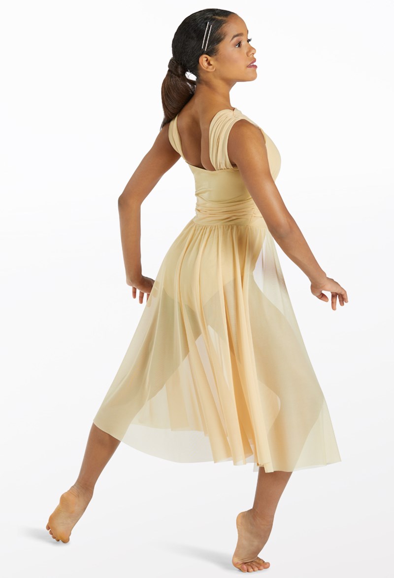 Pre-Owned Costume Weissman 13081 Small Adult Tan Lyrical