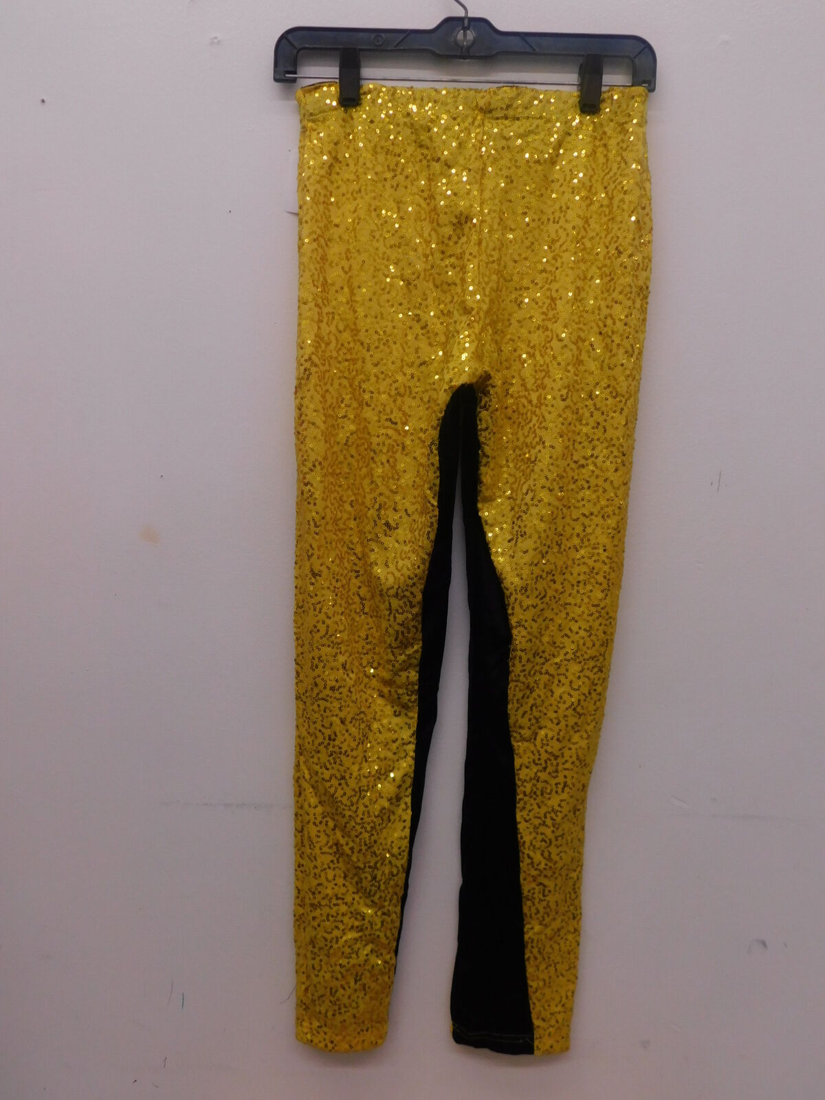 Pre-Owned Leggings Unbranded   Medium Adult Gold  Jazz Tap
