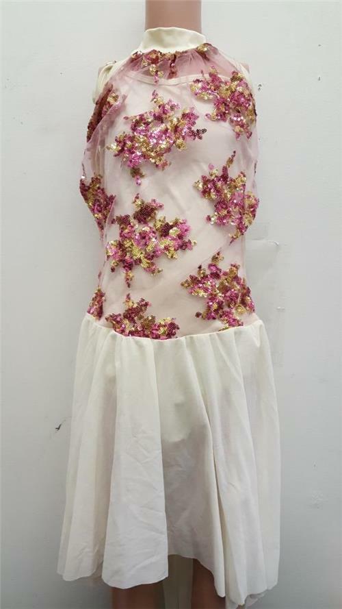 Pre-Owned Costume Curtain Call  R327 Medium Adult Pink-Ivory  Contemporary