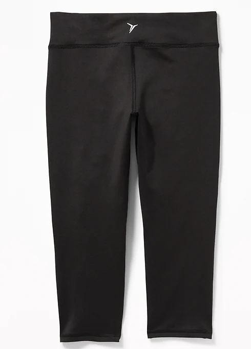 Pre-Owned Crop Leggings Old Navy Active   Medium Child Black  Jazz Acro