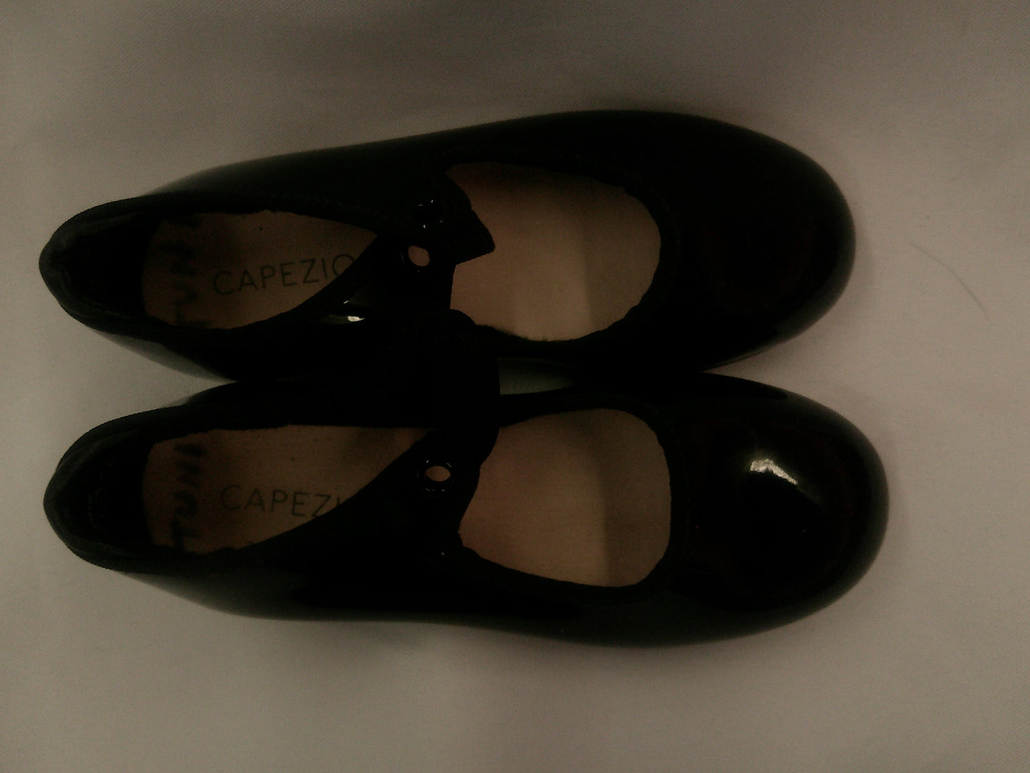 Pre-Owned Tap Shoes Capezio Toddler 9.5M Tyette Man Made Elastic Student
