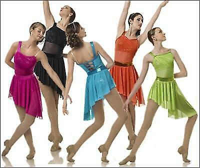 Pre-Owned Costume Curtain Call  R115 Large Adult Turquoise  Lyrical
