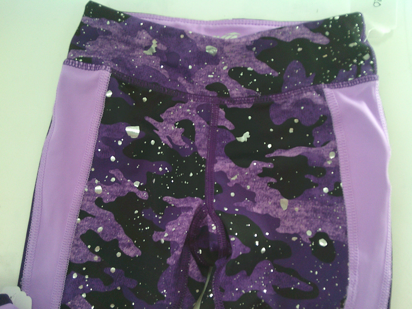 Pre-Owned Set Leggings Top Avia   Small Child Purple  Jazz Cheer