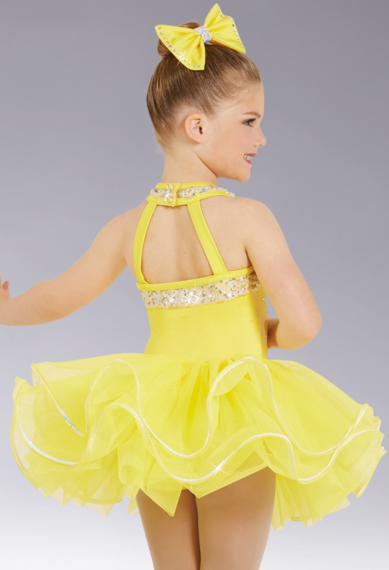 Pre-Owned Costume Weissman  12220 Intermediate Child Hot Pink  Ballet Jazz Stones