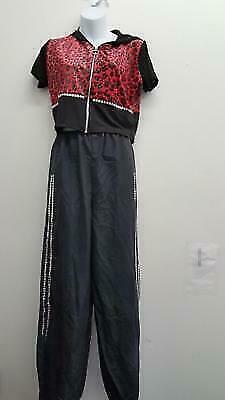 Pre-Owned Costume Dansco   Large Adult Red  Jazz