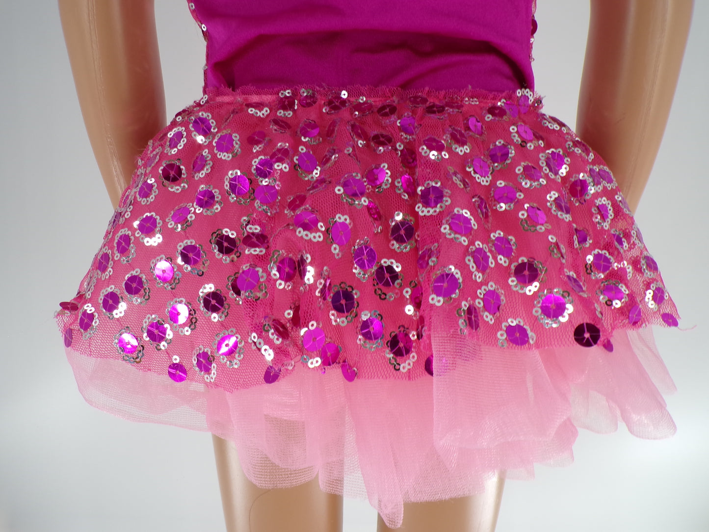 Pre-Owned Costume Curtain Call  E369 Small Child Hot Pink  Jazz