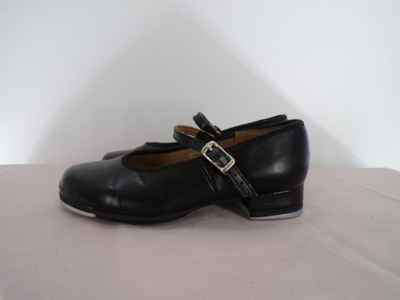 Pre-Owned Tap Shoes Bloch Little Kid 11.5M Mary Jane Leather Buckle