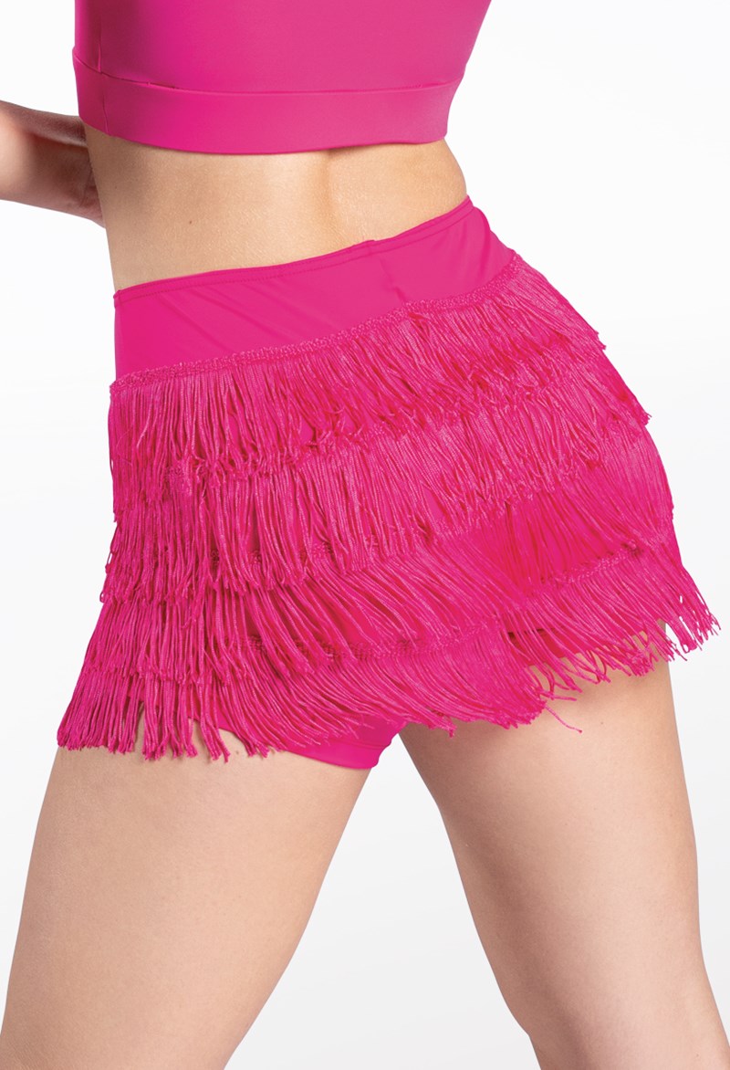 Pre-Owned Fringe Shorts Balera MT3228 Intermediate Child Red Latin Jazz Tap