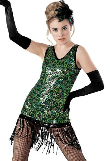 Pre-Owned Costume Weissman  7547 Small Adult Green  Jazz