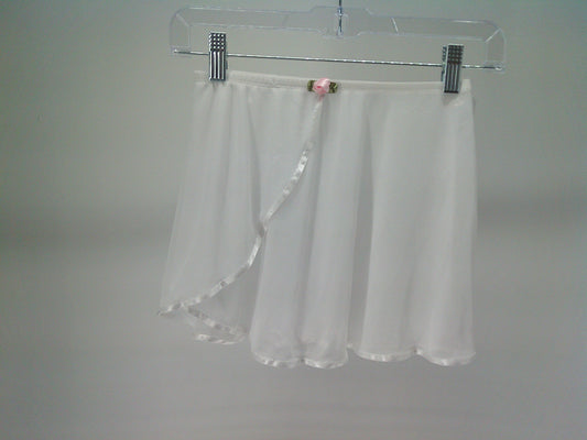 Pre-Owned Skirt Danskin Now   Large Child White  Ballet
