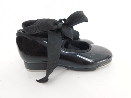 Pre-Owned Tap Shoes Capezio All Ages 10W Tyette Man Made Ribbon or Elastic Student