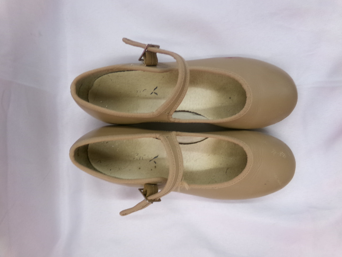 Pre-Owned Tap Shoes Capezio Kids 4M Mary Jane Leather Buckle