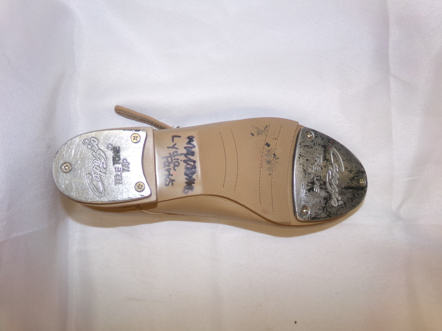 Pre-Owned Tap Shoes Capezio Kids 4M Mary Jane Leather Buckle
