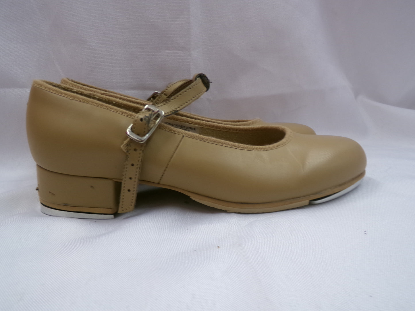 Pre-Owned Tap Shoes Bloch Girl's 1.5M Mary Jane Leather Buckle