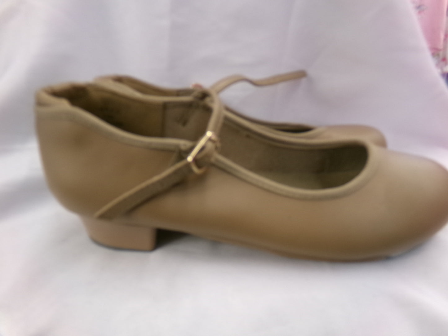 Pre-Owned Tap Shoes Dancing Fair Adult 5M Mary Jane Leather Buckle