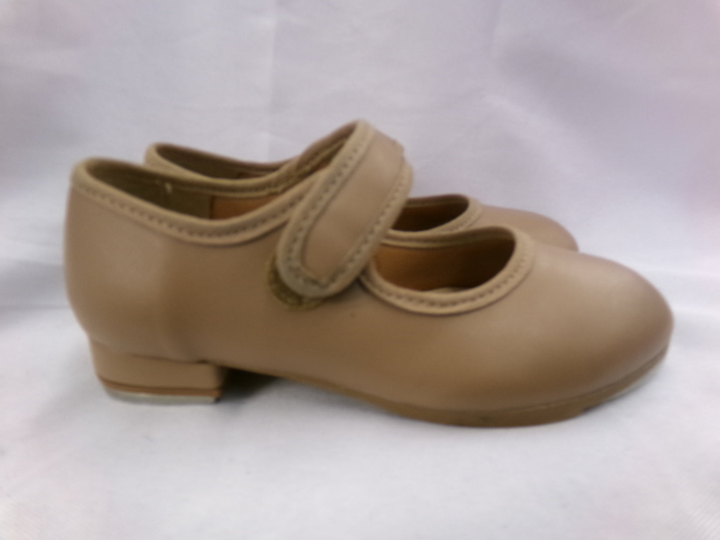 Pre-Owned Tap Shoes SoDanca Toddler 8.5M Mary Jane Leather Loop Strap