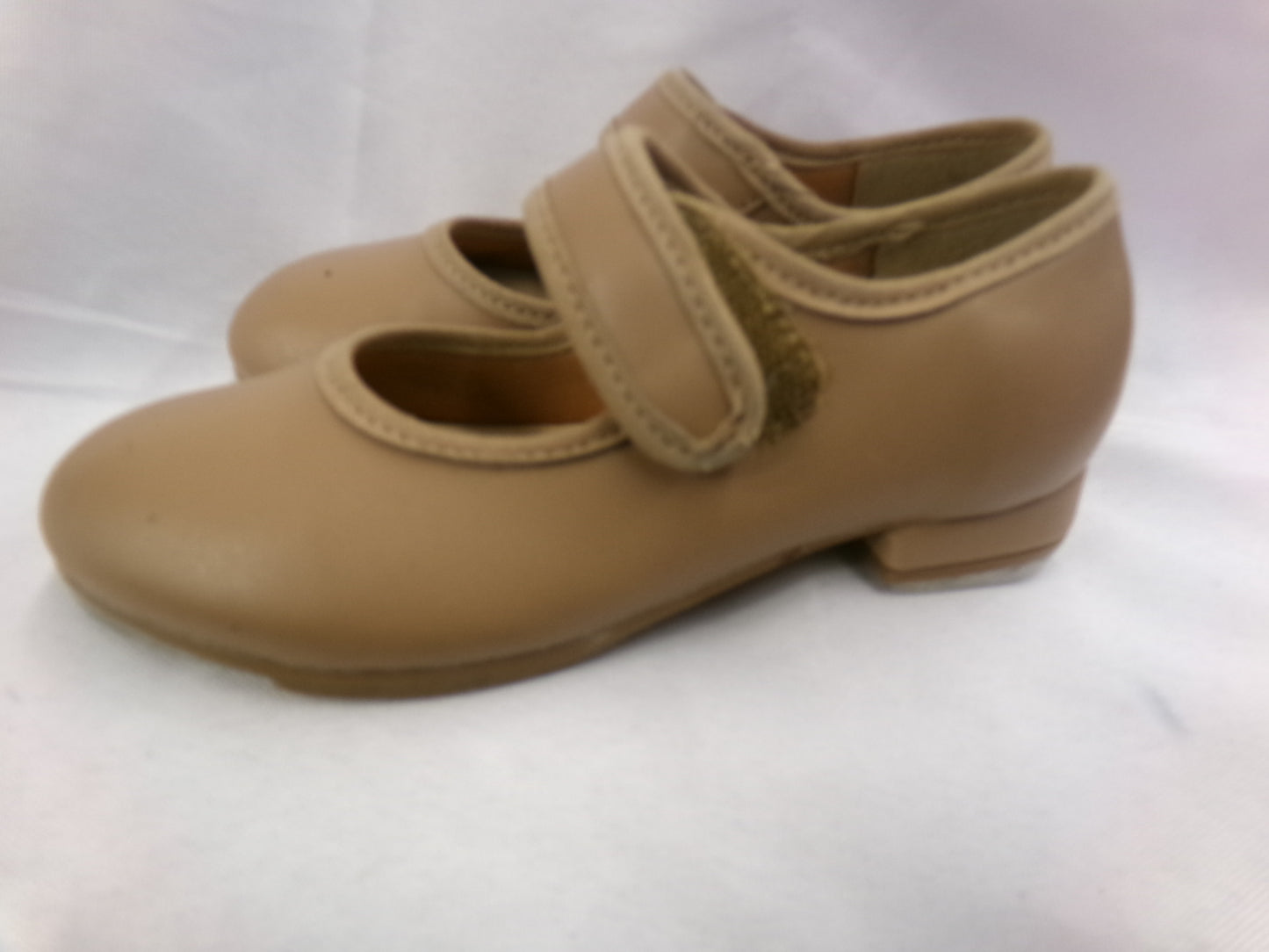 Pre-Owned Tap Shoes SoDanca Toddler 8.5M Mary Jane Leather Loop Strap