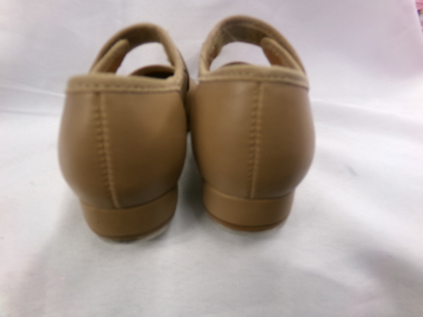 Pre-Owned Tap Shoes SoDanca Toddler 8.5M Mary Jane Leather Loop Strap