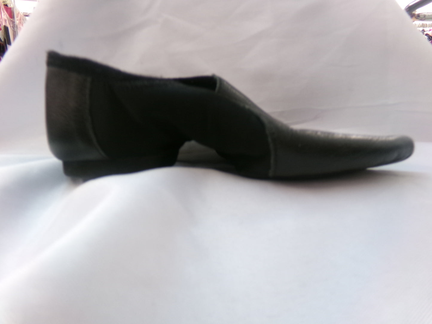 Pre-Owned Jazz Shoes So Danca 6M JZ43 Black Adult Pull On Leather Split Sole