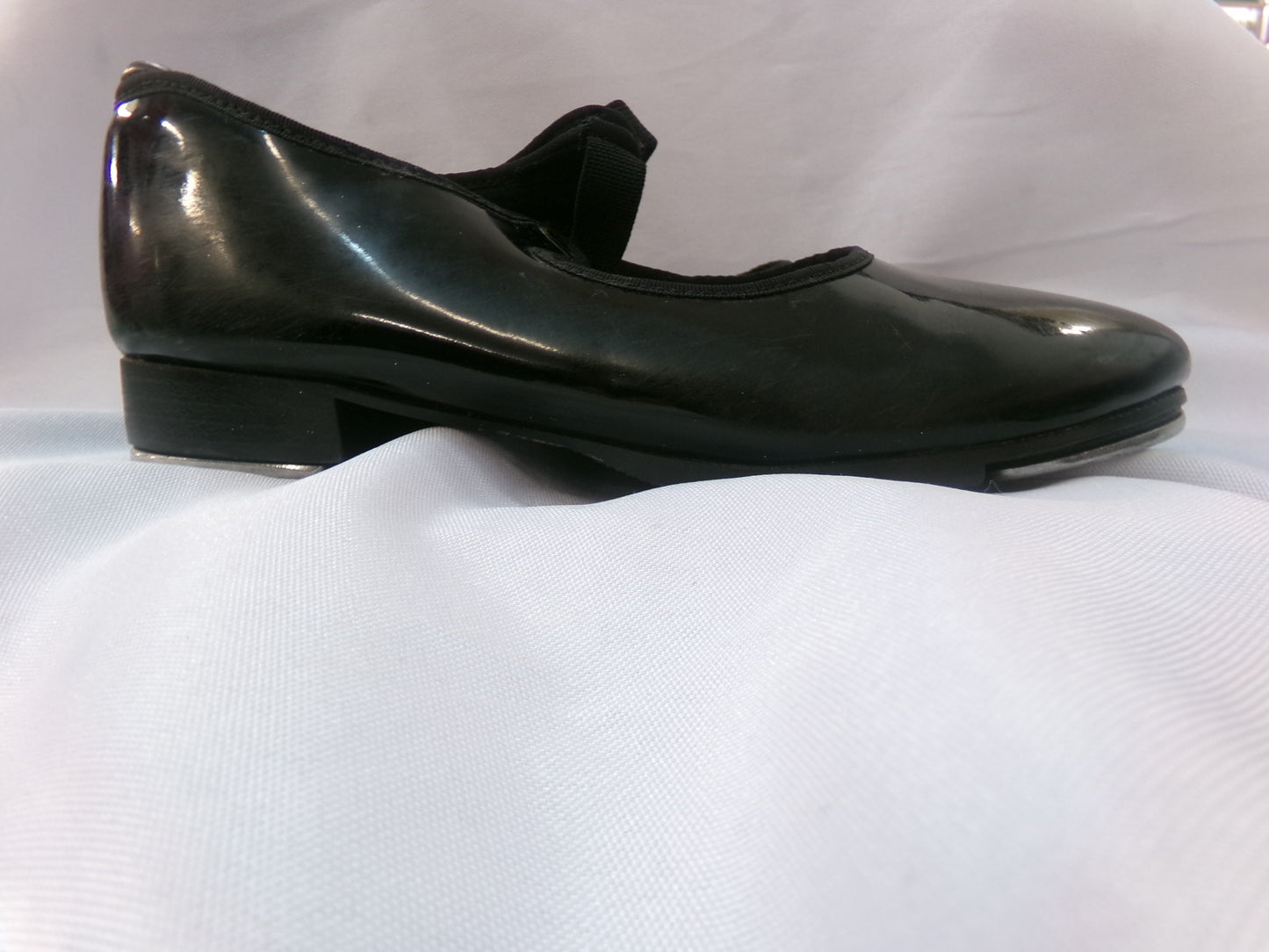 Pre-Owned Tap Shoes Capezio Big Kids 2M Tyette Man Made Elastic Student