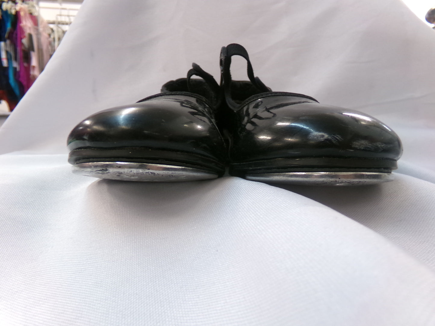 Pre-Owned Tap Shoes Capezio Big Kids 2M Tyette Man Made Elastic Student