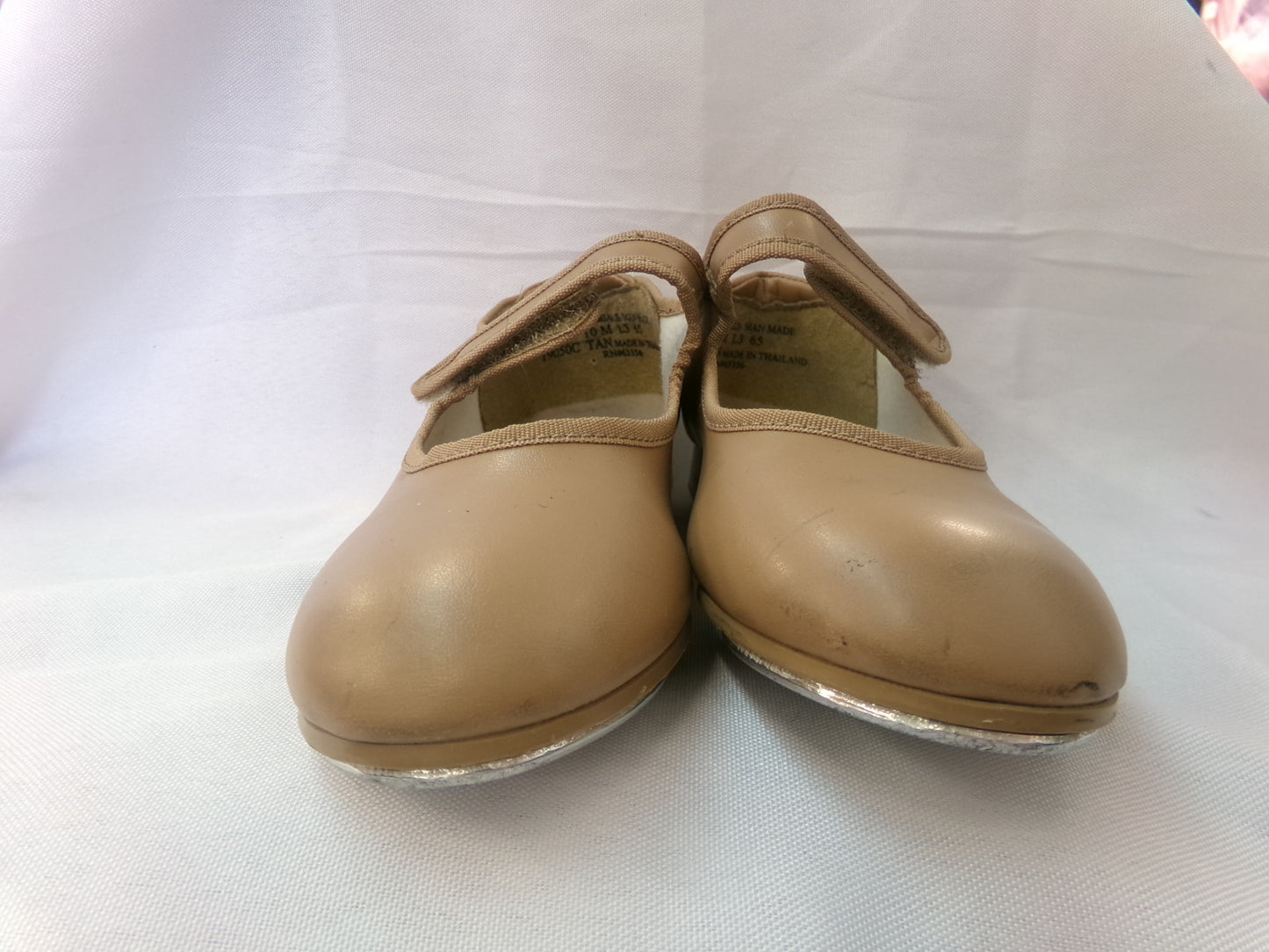 Pre-Owned Tap Shoes Theatricals Kids 10M Mary Jane Leather