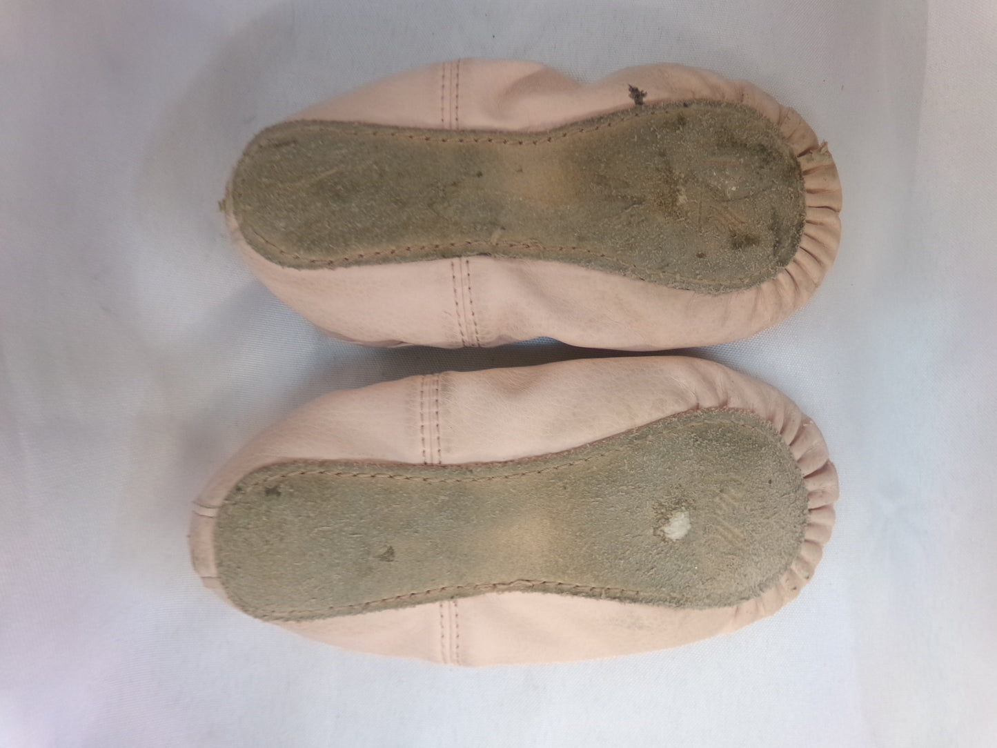Pre-Owned Ballet Shoes Stelle Youth 11M No Tie Leather Cross Straps Full Sole