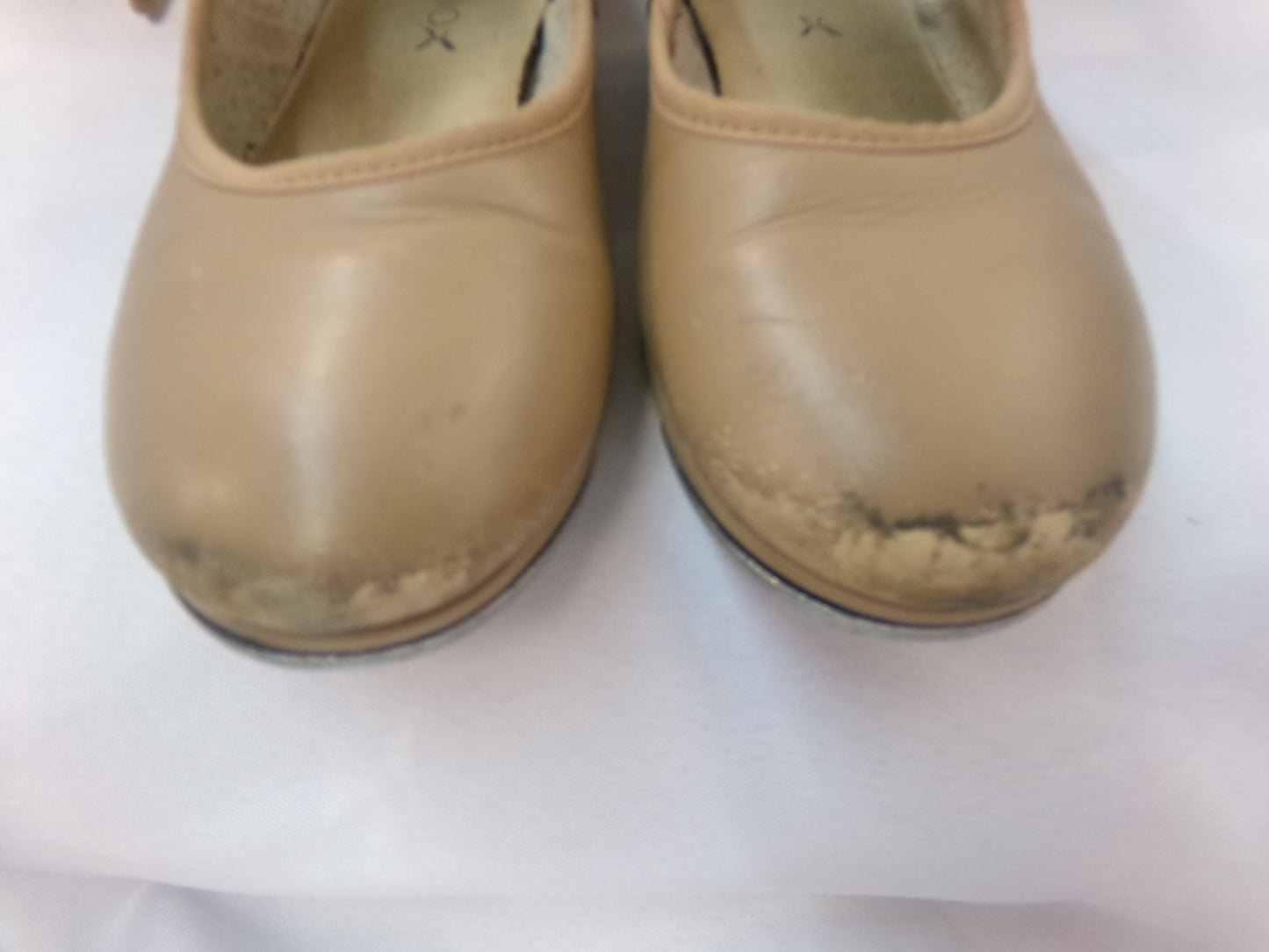 Pre-Owned Tap Shoes Capezio Kids 1.5M Mary Jane Leather Buckle