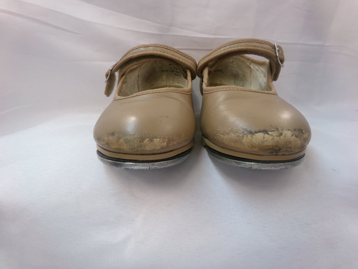 Pre-Owned Tap Shoes Capezio Kids 1.5M Mary Jane Leather Buckle