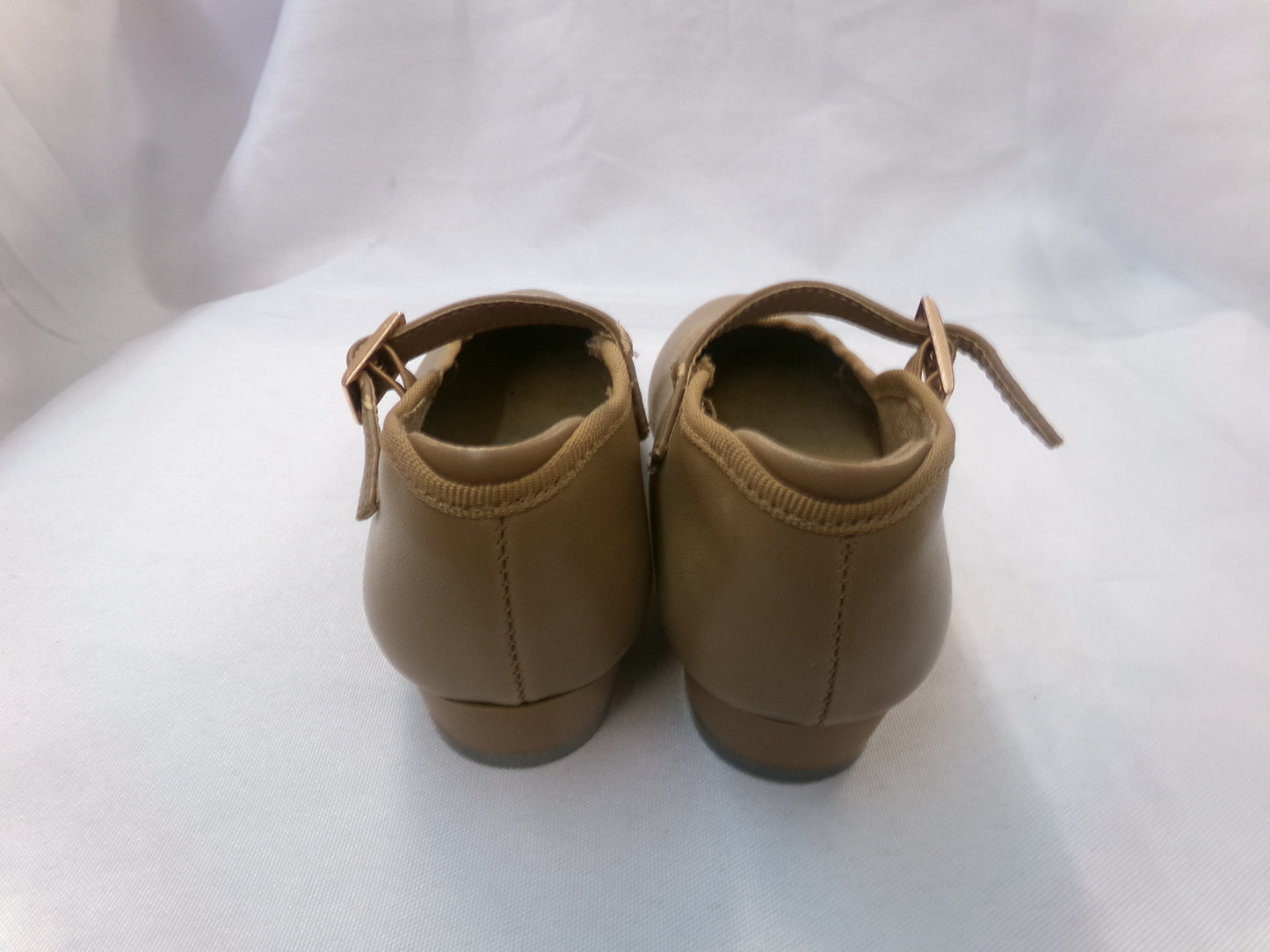 Pre-Owned Tap Shoes Dancing Fair Toddler 8.5M Mary Jane Leather Buckle