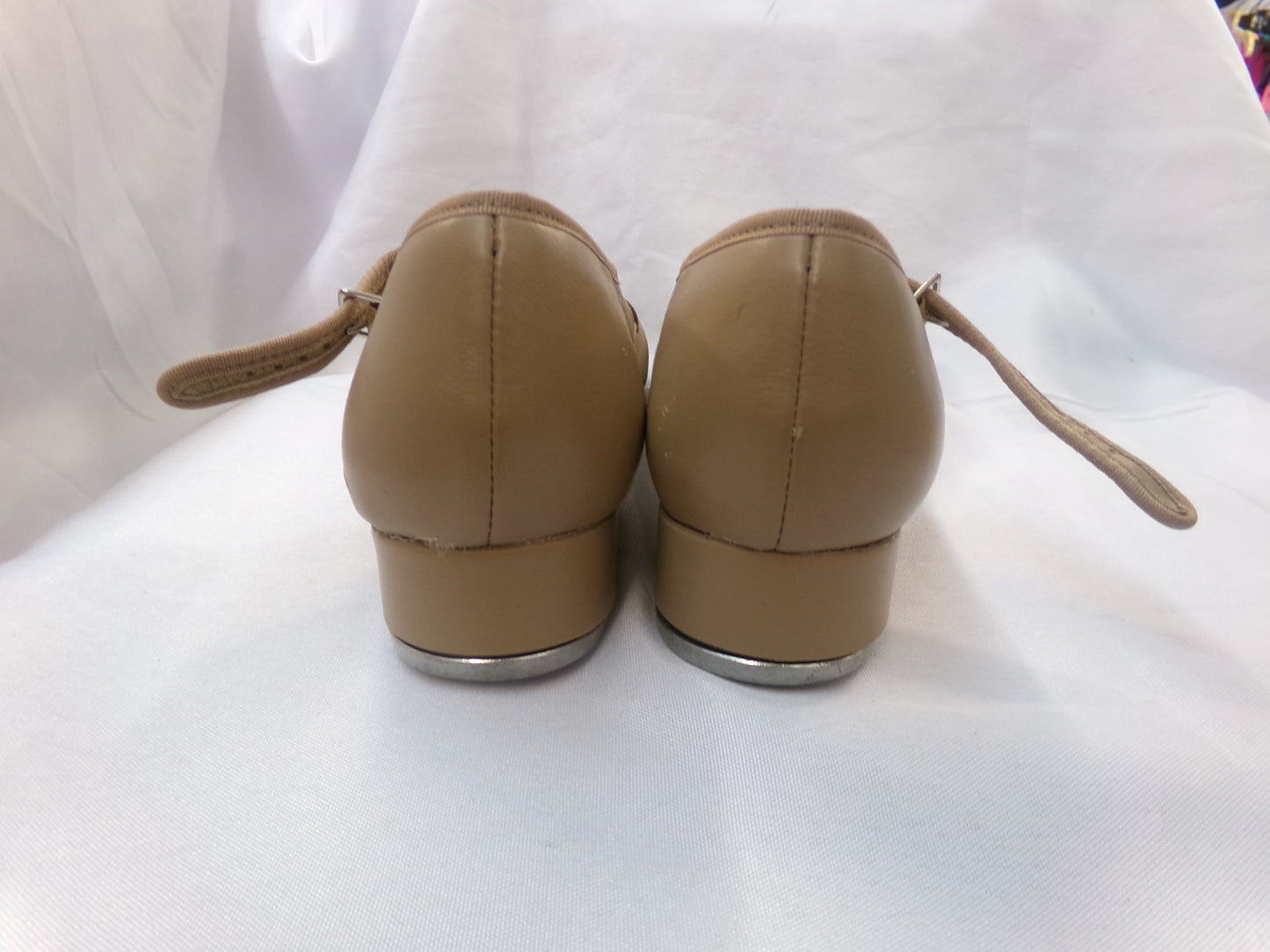 Pre-Owned Tap Shoes Capezio Adult 8M Mary Jane Leather Buckle Student