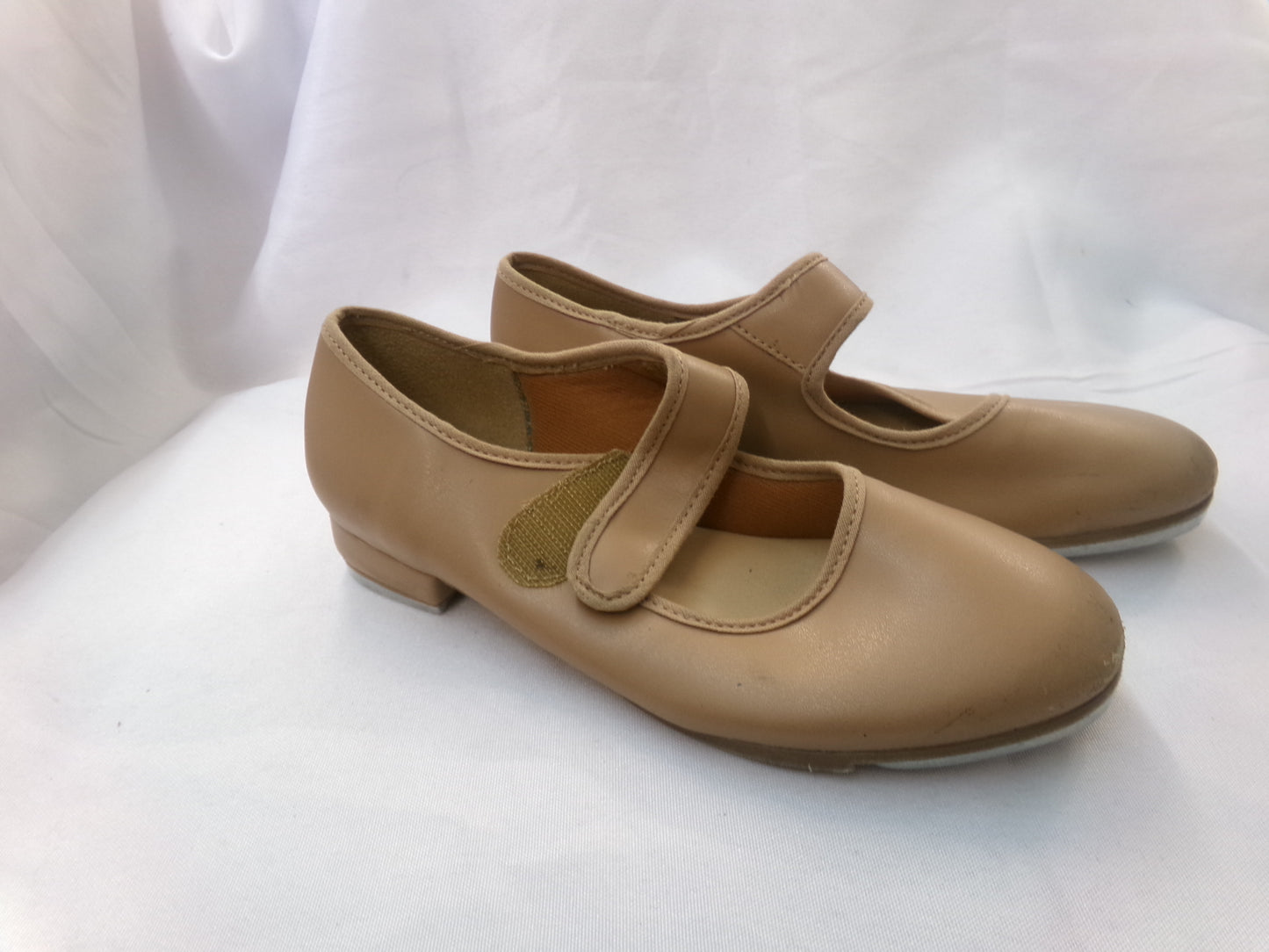 Pre-Owned Tap Shoes SoDanca Youth 3M Mary Jane Leather Loop Strap