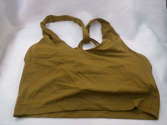 Pre-Owned Crop Top Brown Medium Adult Shelf Liner Offline by Aerie