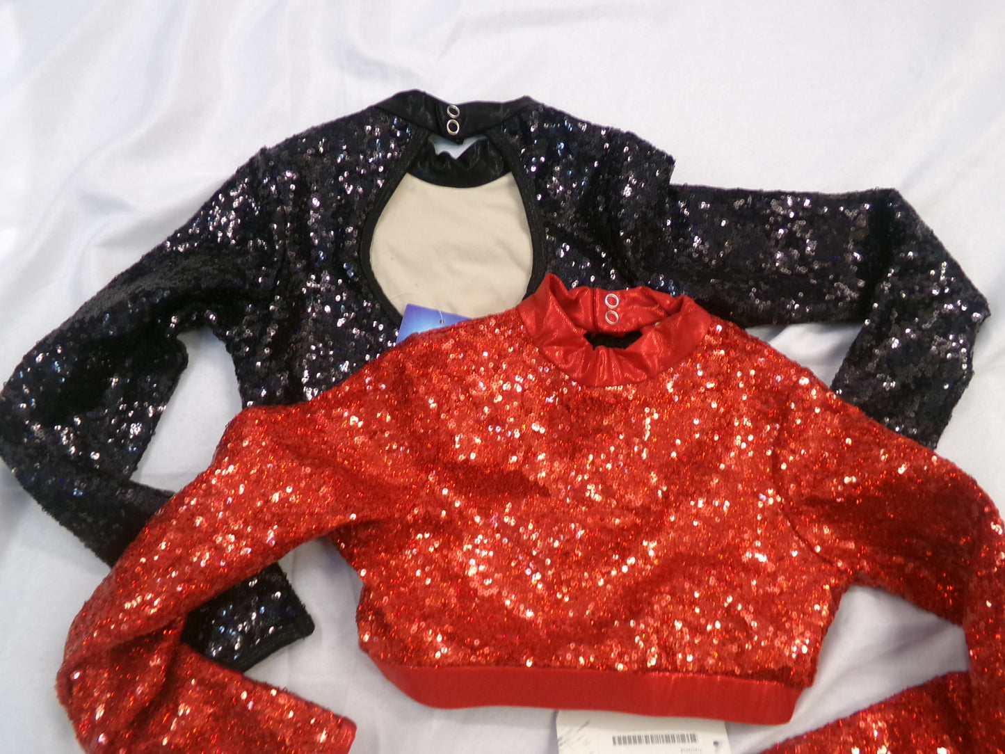 Pre-Owned Crop Top Double Platinum Various Sizes and Colors Hip Hop Jazz